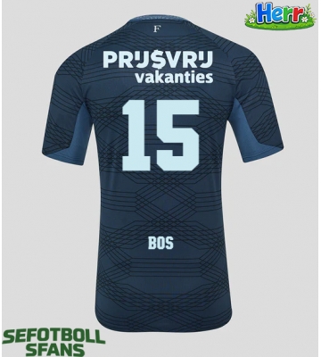 Feyenoord Jordan Bos #15 Bortatröja 2025-26 Kortärmad